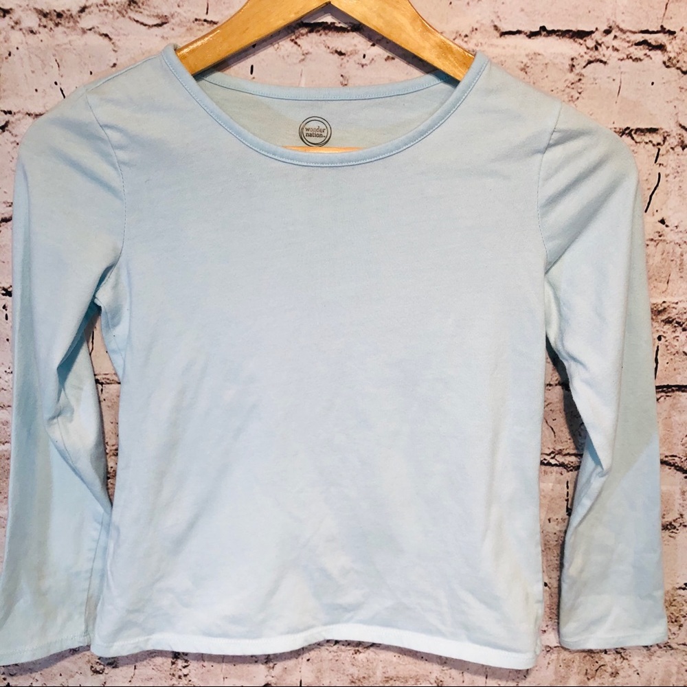Big Girl’s Long Sleeve Scoop Neck Casual Top